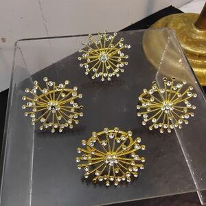 Silver Blinged Napkin Holders